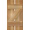 Ekena Millwork Spaced Board-n-Batten Shutters w/Z-Bar, Rough Sawn Western Red Cedar, 11 1/4W x 21H, PR RBS06Z11X021RWR - alternate 4